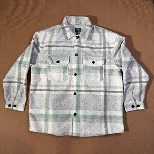 H&M Flannel/Shacket | Grey | Size XXL